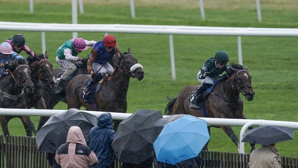 Nashwa powers away from her rivals on the July Course at Newmarket