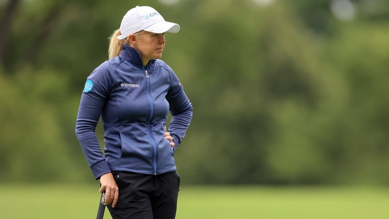 Stephanie Meadow finished on level par in Ohio, one shot outside the cut