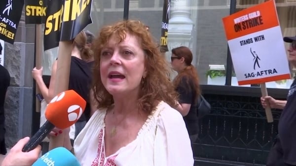 Susan Sarandon: "The corporate greed that the studios have shown has made it very difficult for people to have lives."