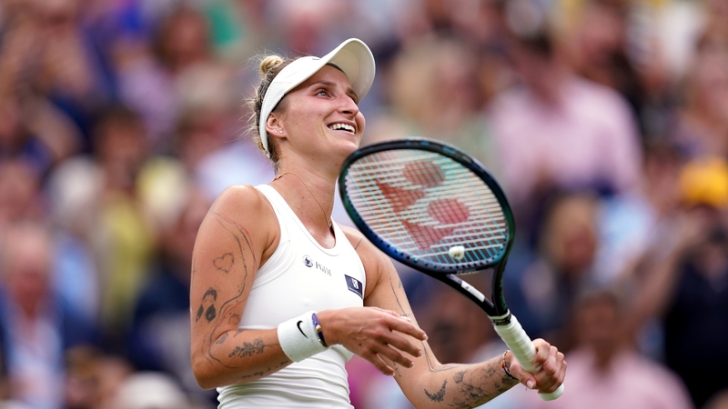 Vondrousova won her first Grand Slam title at Wimbledon last year