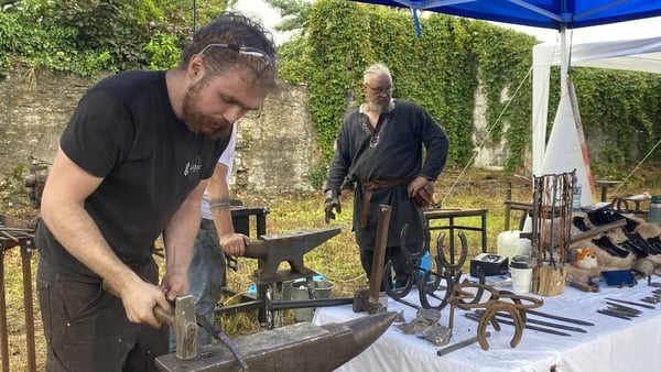 The event which took place in Banagher, Co Offaly today saw blacksmiths from all over Ireland take part