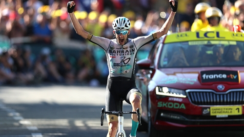 Victorious' Dutch rider Wout Poels