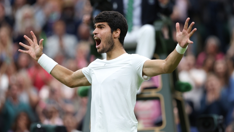 Carlos Alcaraz claimed his first Wimbledon crown