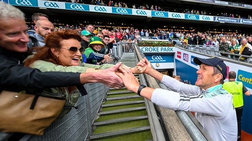 The Kerry boss taking the congrats from the Kerry supporters