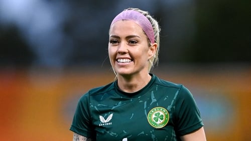 Republic of Ireland's Denise O'Sullivan in training on Monday