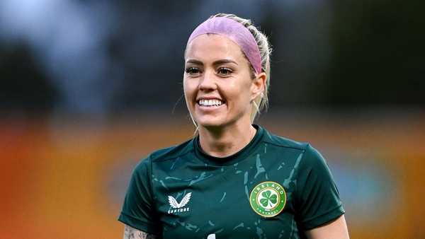 Republic of Ireland's Denise O'Sullivan in training on Monday