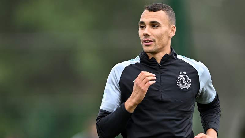 Graham Burke was part of an improved second-half display for Shamrock Rovers against Breidablik in the first leg