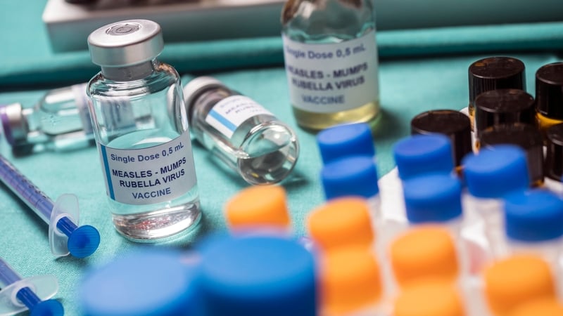Cases of measles have been on the rise since the pandemic (file image)