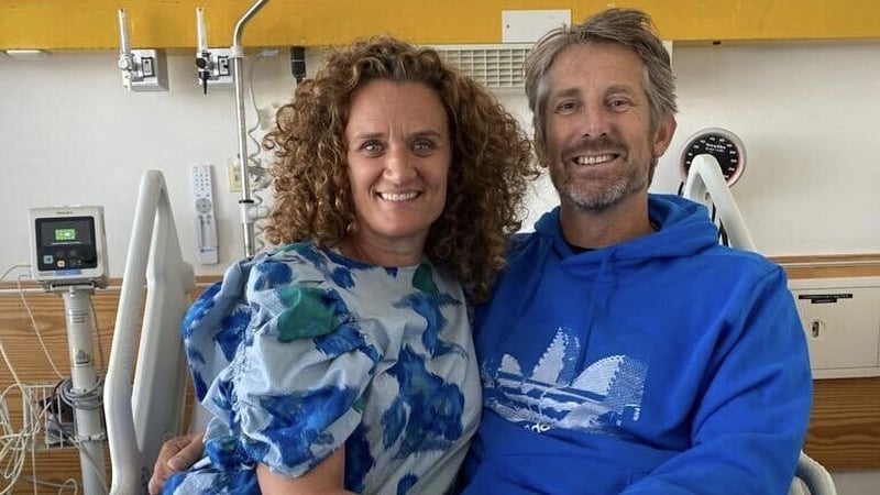 Edwin Van der Sar and his wife Annemarie van Kesteren (Pic: @vdsar1970)