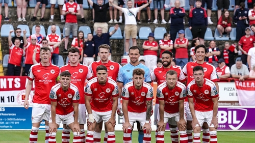 St Patrick's Athletic in Luxembourg last week