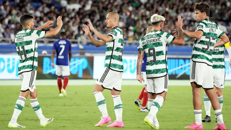 Yokohama F Marinos saw off Celtic despite Daizen Maeda's first-half hat-trick