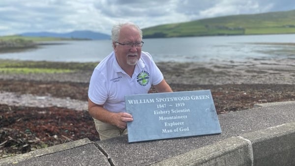 A plaque to William Spotswood Green was commissioned by a fellow marine scientist and fisheries expert Kevin Flannery