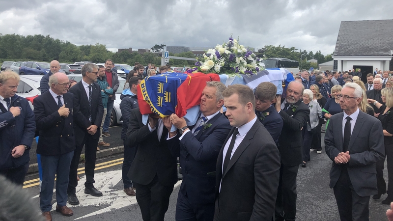 Greig Oliver's funeral took place at Milford church in Limerick