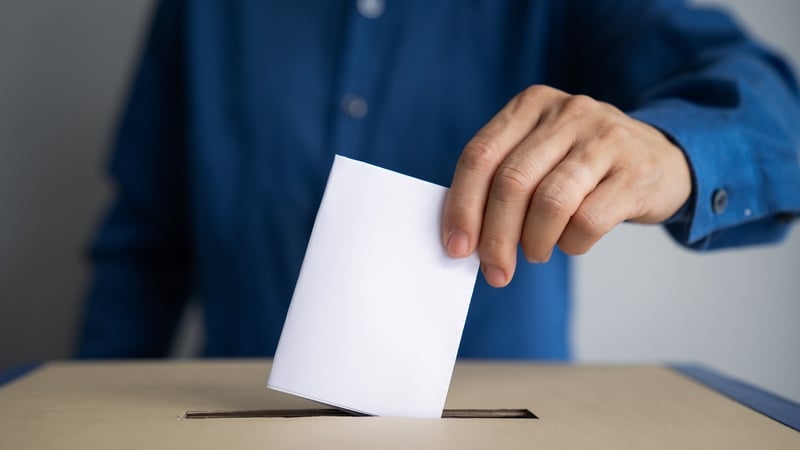 An exit poll captures voters' responses immediately after they leave the polling station (stock pic)