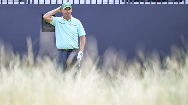 Padraig Harrington at the first tee