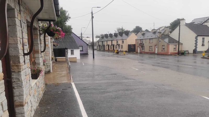 Flooding in Castlefinn, Co Donegal (Pic: Seamus McGlynn)