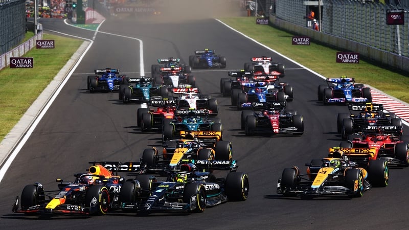 Max Verstappen began brightly to win the Hungarian Grand Prix