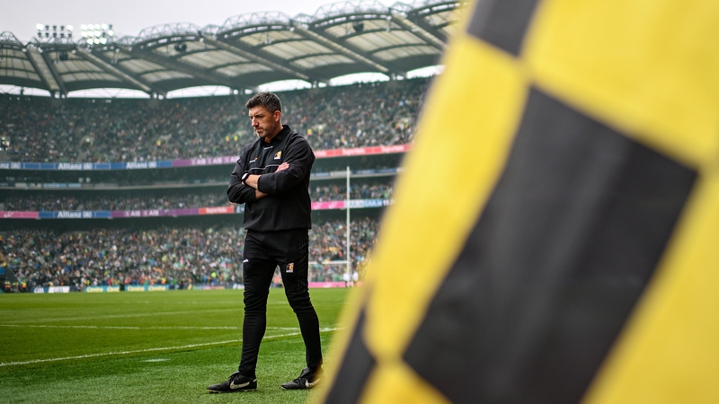 Kilkenny manager Derek Lyng on the sideline in the All-Ireland hurling final