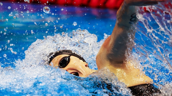 Danielle Hill swam the fastest Irish 50m of all time at the short course (25-metre pool) event