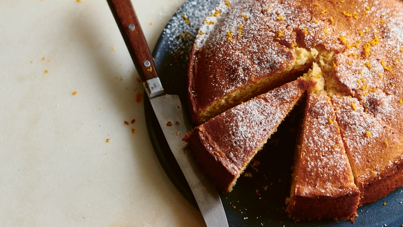 This light and fluffy cake has a hint of orange.
