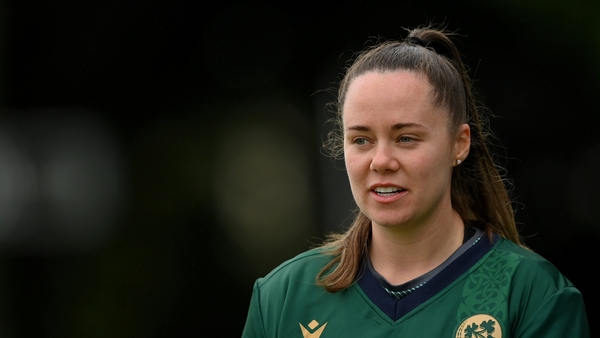 Laura Delany accepted the charge and sanction on behalf of the Irish team