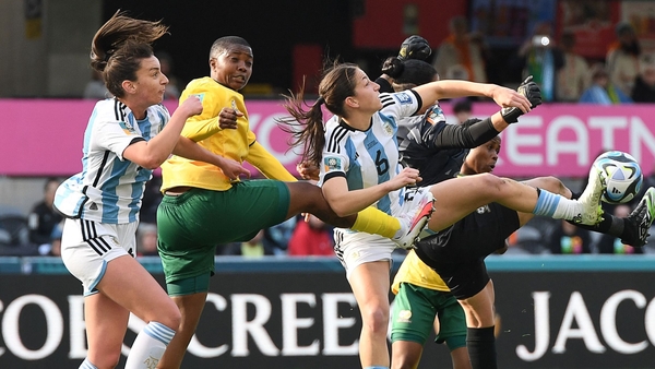 Argentina and South Africa played out an exciting 2-2 draw in Dunedin
