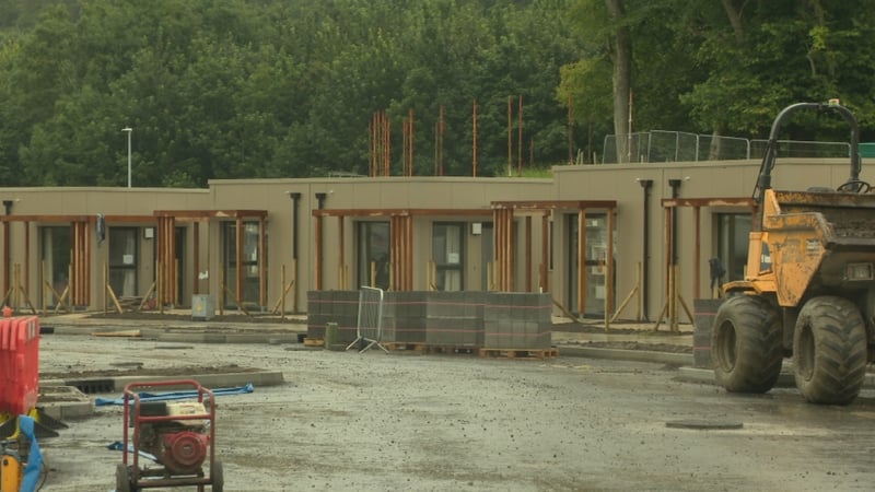 A 'rapid build' housing site in Co Cavan