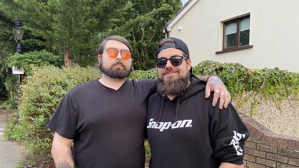 Mike (L) and Jesse (R) Rizzuto, the sons of Stephen Termini