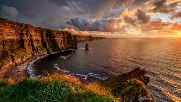 The Cliffs of Moher tops the list followed by the Books of Kells Experience, the Rock of Cashel and Hook Lighthouse