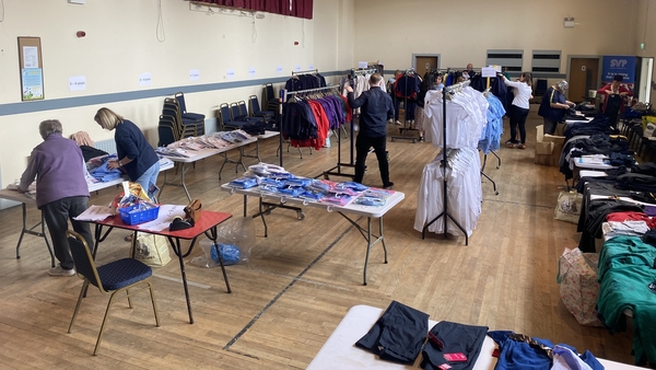Items of clothing from more than 20 schools have been donated for the swap shop