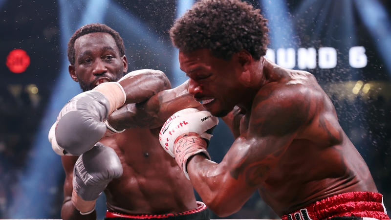 Terence Crawford dropped Errol Spence Jr three times in Las Vegas