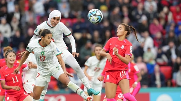 Nouhaila Benzina of Morocco during the match between South Korea and Morocco
