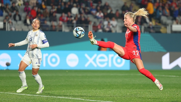 Sophie Roman Haug (R) was the hero for Norway