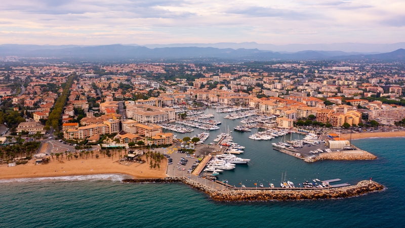 The plane landed in the sea of the resort of Frejus (File pic)