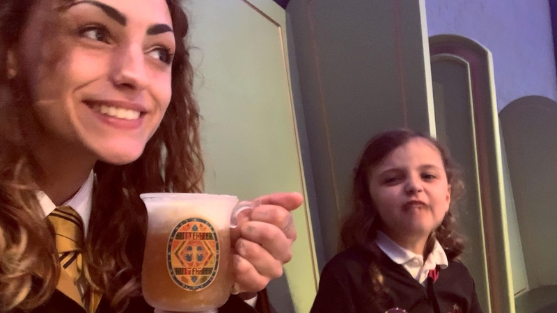 Crystal Eve and her five-year-old daughter Blair Drysdale will spend 31 July "playing Harry Potter and dressing up and probably taking some mandatory photos" Photo: Crystal Eve/PA Wire
