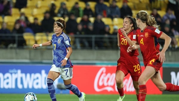 Hinata Miyazawa netted a brace for an impressive Japan side