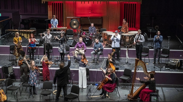 The Irish Memory Orchestra in concert under the baton of conductor Bjorn Bantock