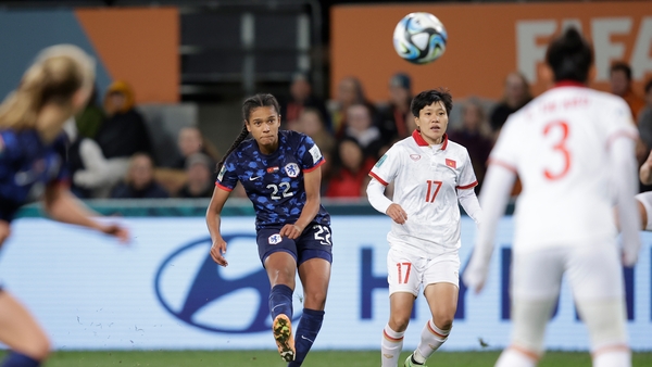 Esmee Brugts with her second against Vietnam