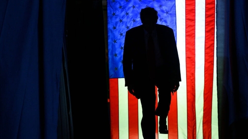 Donald Trump at a political rally last week while campaigning for the GOP nomination in the 2024 election