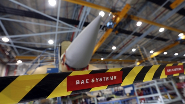 BAE Systems said it expected its earnings to rise 8%-10% this year on sales up as much as 9%