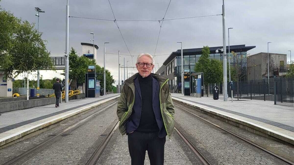 Vincent Woods at the LUAS depot in Broombridge