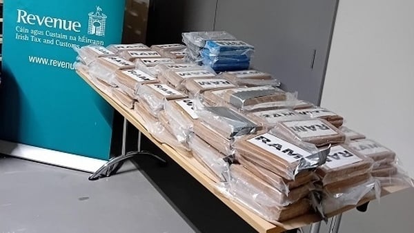 Around 133kg of suspected cocaine was seized