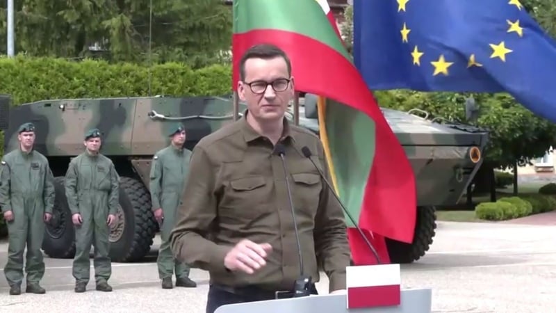 Polish Prime Minister Mateusz Morawiecki said 'the number of provocations will rise'