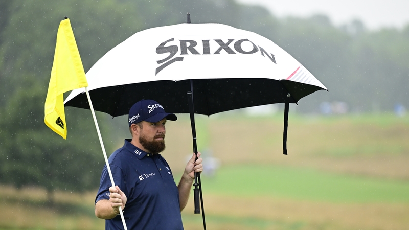 Shane Lowry on the 15th green
