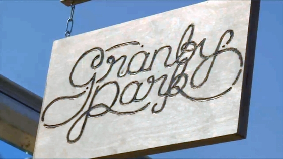 Granby Park, a pop-up park in Lower Dominick Street, Dublin, 2013.