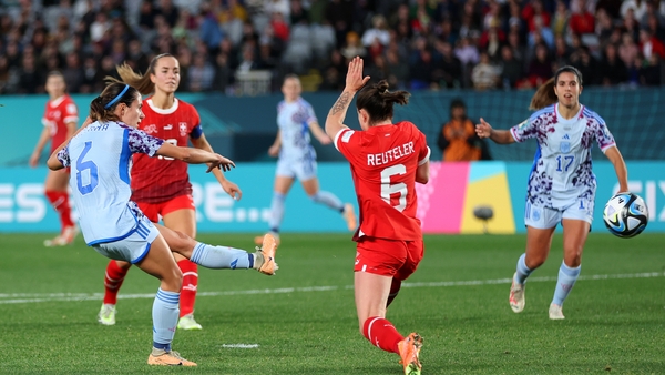 Aitana Bonmati fires in her second goal