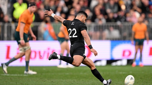 Richie Mo'unga delivered from the boot at the death
