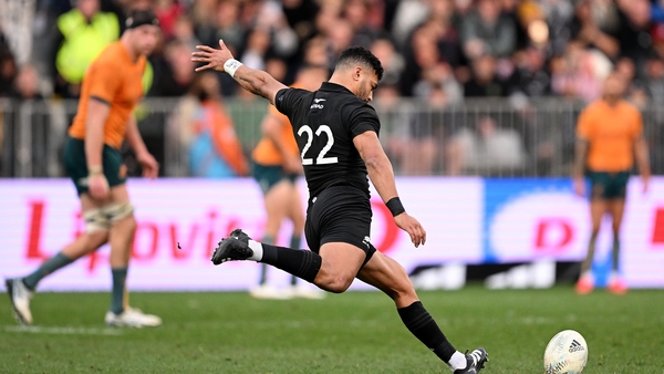 Richie Mo'unga delivered from the boot at the death