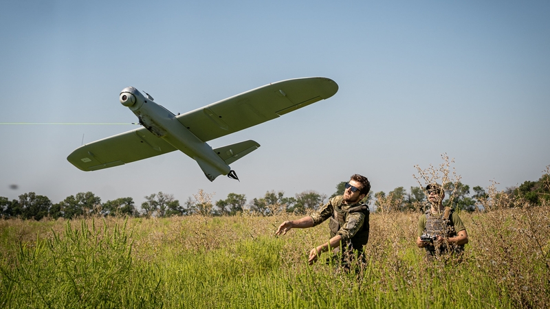 Ukrainian drone attacks on Russian territory have picked up in recent weeks (File image)