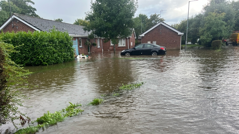 The ESB has had to cut off power to some areas, leaving people without electricity